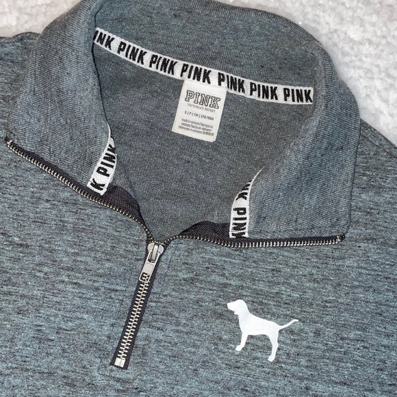 PINK quarter zip sweatshirt - Picture 2 of 2